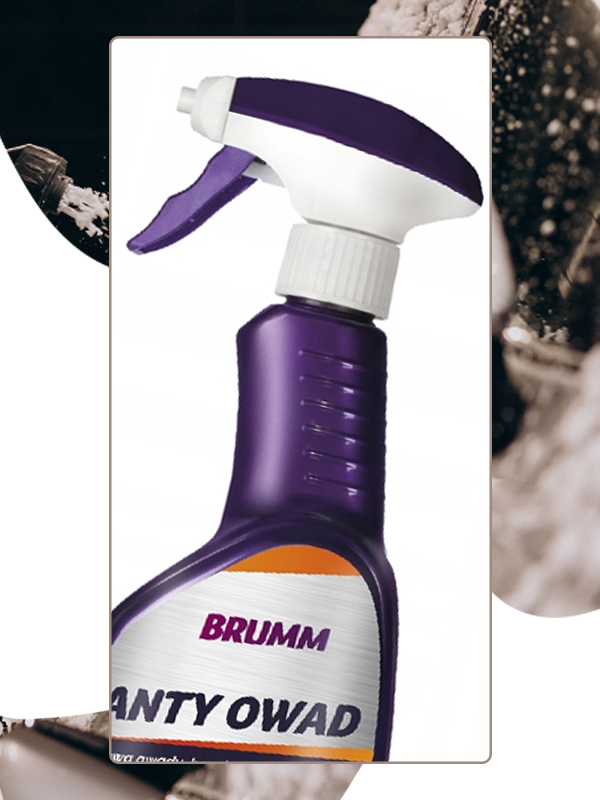 PŁYN DO USUWANIA OWADÓW BRUMM DO SZYB REFLEKTORÓW LUSTEREK ATOMIZER 500 ml