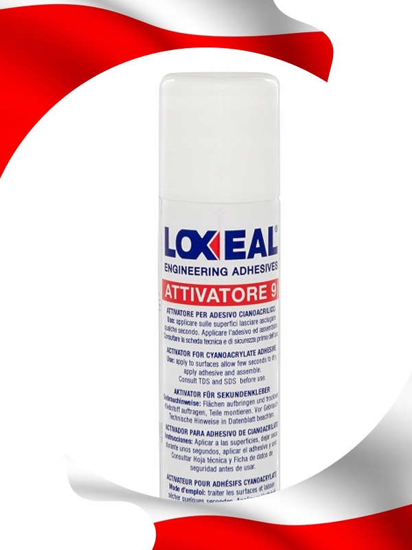 AKTYWATOR DO KLEJÓW CYJANOAKRYLOWYCH CA LOXEAL 9 SPRAY 200 ml