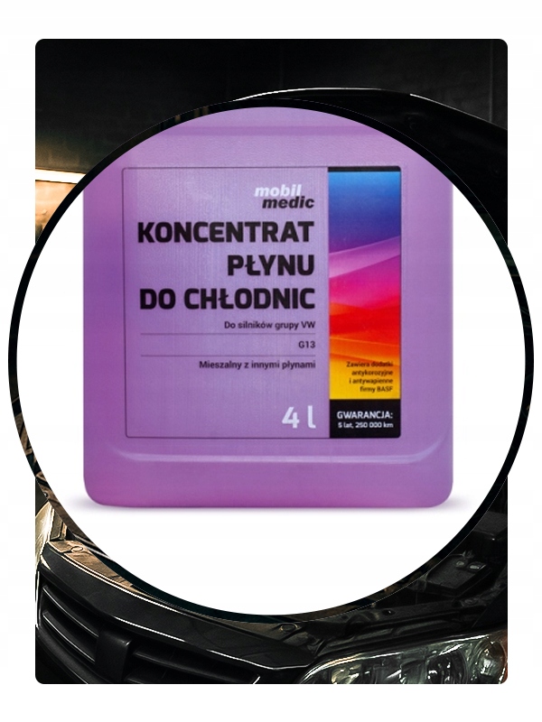 KONCENTRAT DO CHŁODNIC G13 4L MOBIL MEDIC - 35°C