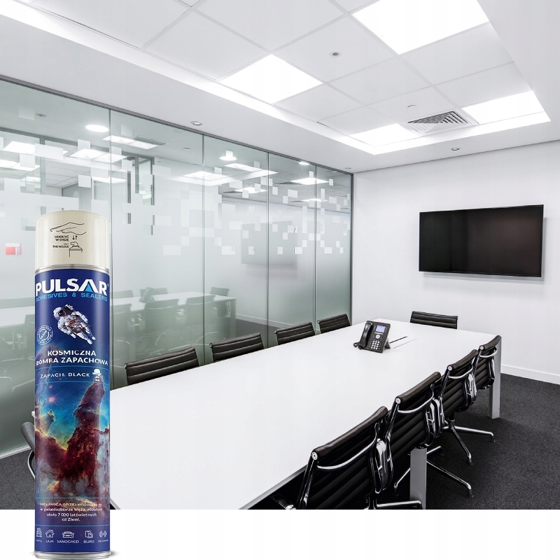 ODŚWIEŻACZ POWIETRZA SPRAY PULSAR ZAPACH DLA MĘŻCZYZNY BLACK 750 ml x11