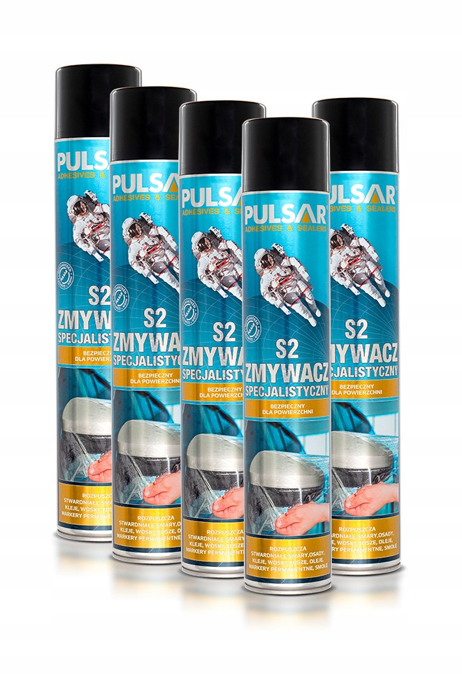 ZMYWACZ DO MARKERÓW SMARÓW WOSKÓW PULSAR S2 750 ml x5