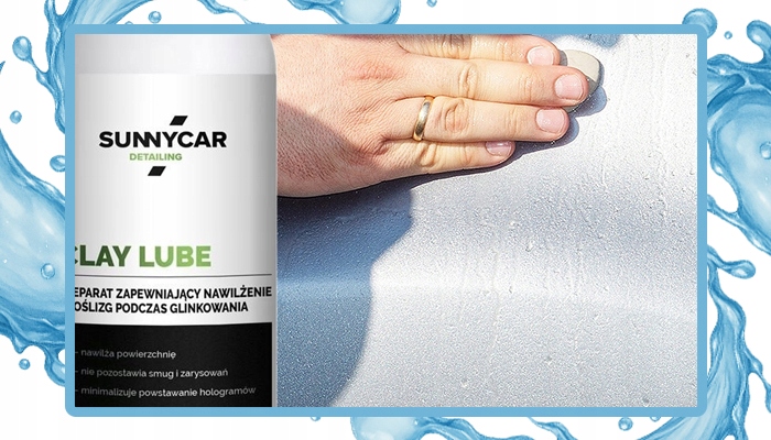 PREPARAT POD GLINKOWANIE CLAY LUBE SUNNYCAR NADAJE POŚLIZG POD GLINKĘ 1L