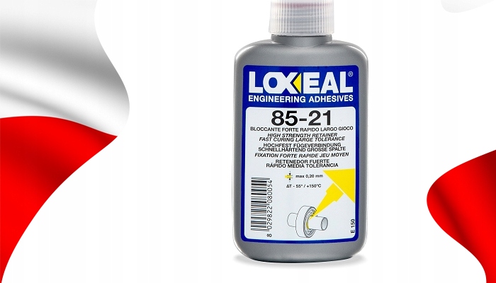 KLEJ DO ŁOŻYSK PIAST TULEI LOXEAL 85-21 MAKSYMALNA SIŁA MOCOWANIA 50 ml