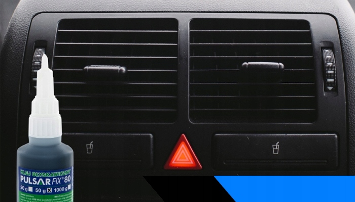 KLEJ CZARNY CYJANOAKRYLOWY PULSAR GĘSTY FIX-80 50 g