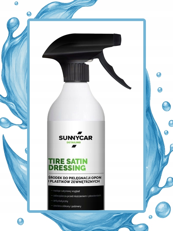 CZERNIDŁO DO OPON I PLASTIKÓW ZEWNĘTRZNYCH SUNNYCAR 500 ml