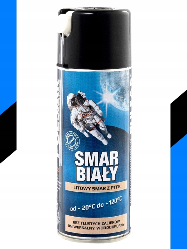 SMAR BIAŁY LITOWY Z TEFLONEM PTFE PULSAR W SPRAYU 400 ml