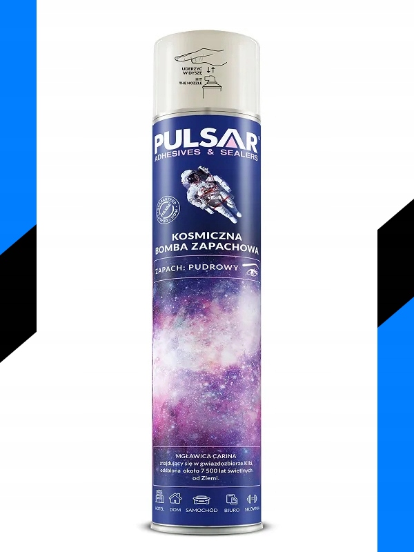 ODŚWIEŻACZ POWIETRZA SPRAY PULSAR KOSMICZNA BOMBA ZAPACHOWA PUDROWA 750 ml