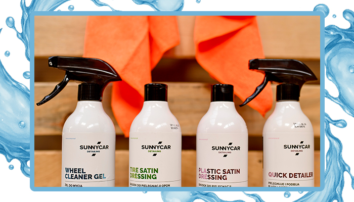 ZESTAW KOSMETYKÓW DO SAMOCHODU AUTA SUNNYCAR POMYSŁ NA PREZENT