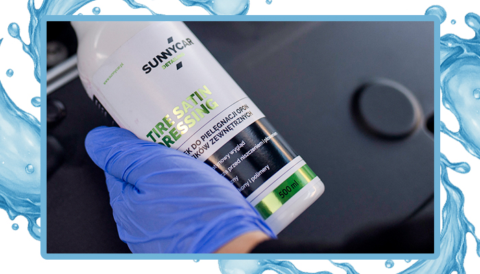 CZERNIDŁO DO OPON I PLASTIKÓW ZEWNĘTRZNYCH SUNNYCAR PIELĘGNUJE 500 ml