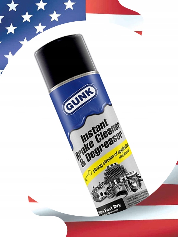 ZMYWACZ DO HAMULCÓW TARCZ HAMULCOWYCH GUNK 600 ml BARDZO SILNY STRUMIEŃ