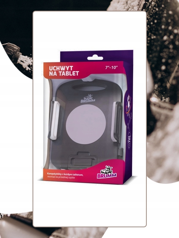UCHWYT NA TABLET DO SAMOCHODU BRUMM NA SZYBĘ 7''-10''