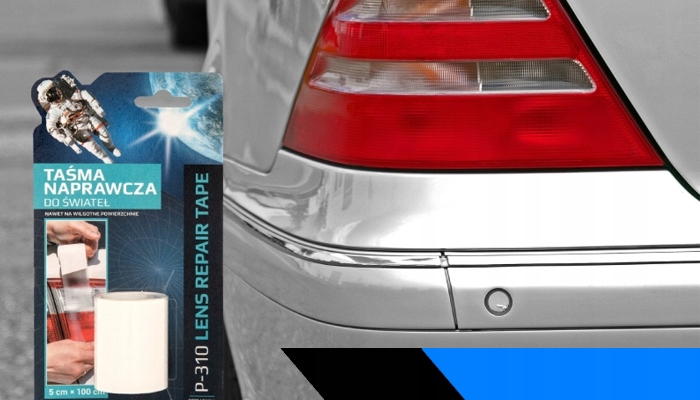 TAŚMA NAPRAWCZA DO ŚWIATEŁ COFANIA BEZBARWNA PULSAR P-310 1m