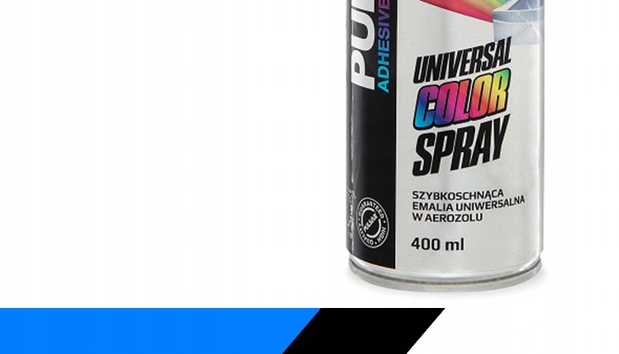 EMALIA UNIWERSALNA SPRAY PULSAR 400 ml SZARY MAT PODKŁAD