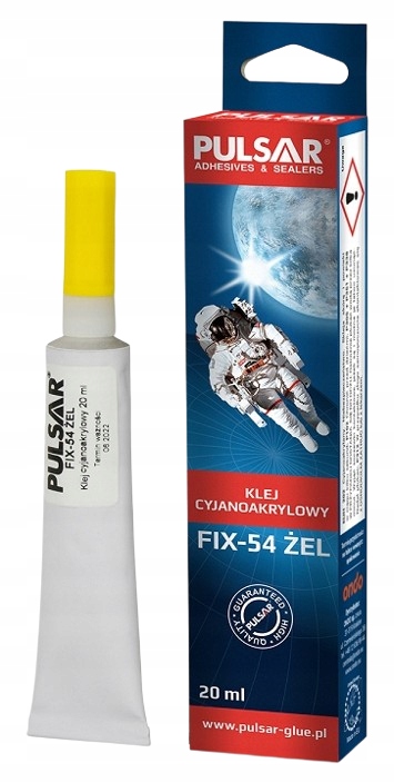 KLEJ CYJANOAKRYLOWY ŻEL Z AKTYWATOREM PULSAR 20 g + 150 ml