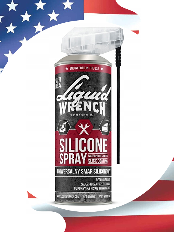 SMAR SILIKONOWY W SPRAYU UNIWERSALNY LIQUID WRENCH DO USZCZELEK 380 ml