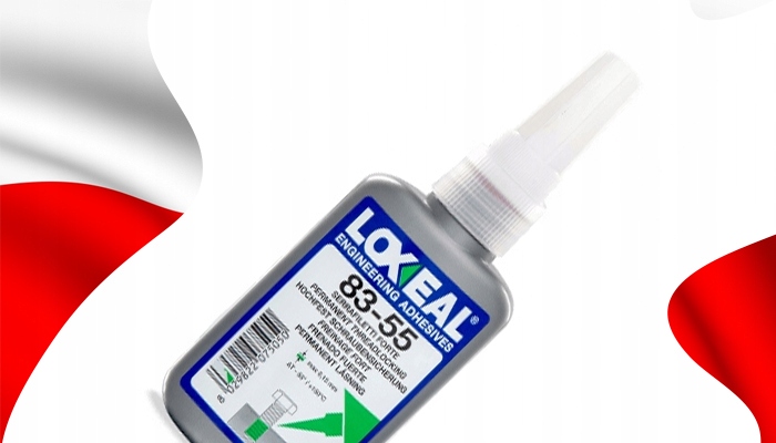 KLEJ DO GWINTÓW MOCNY WYSOKA WYTRZYMAŁOŚĆ LOXEAL 83-55 50 ml