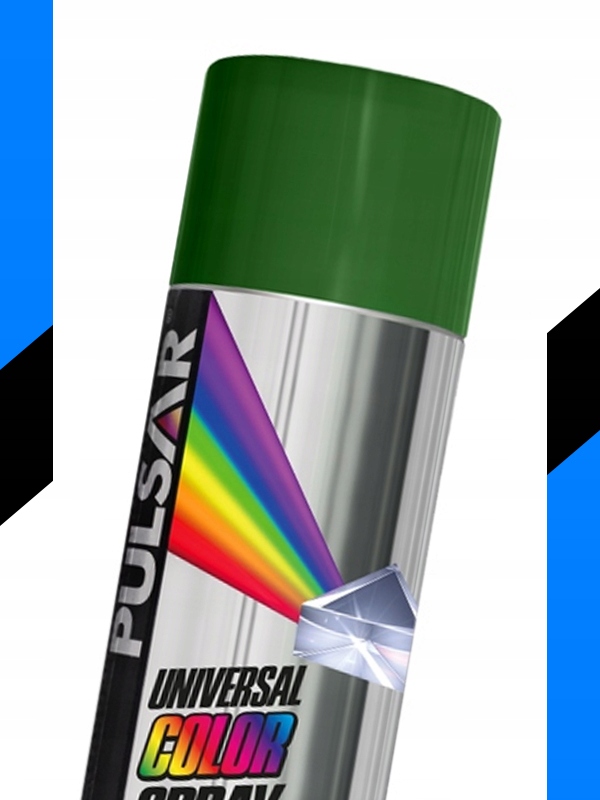 LAKIER ZIELONY POŁYSK PULSAR SPRAY RAL 6002 400 ml