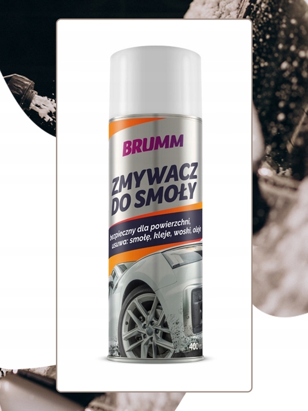 ZMYWACZ DO SMOŁY KLEJU WOSKU OLEJU BRUMM SPRAY 400 ml