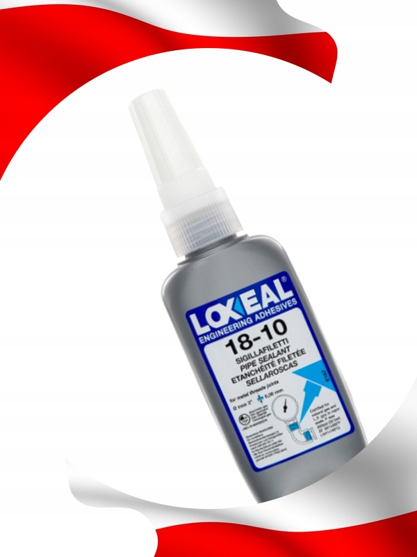 KLEJ DO GWINTÓW USZCZELNIAJĄCY LOXEAL 18-10 ŁATWO DEMONTOWALNY 50 ml
