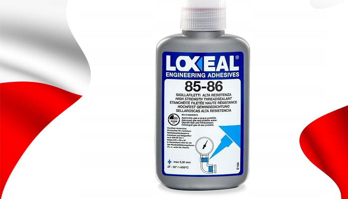 KLEJ DO GWINTÓW USZCZELNIACZ LOXEAL 85-86 TRUDNO DEMONTOWALNY 50 ml