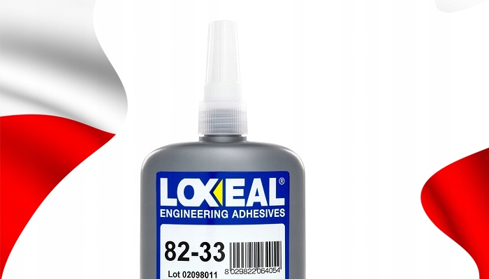 KLEJ DO ŁOŻYSK TULEI PIAST LOXEAL 82-33 SZYBKIE UTWARDZANIE 250 ml