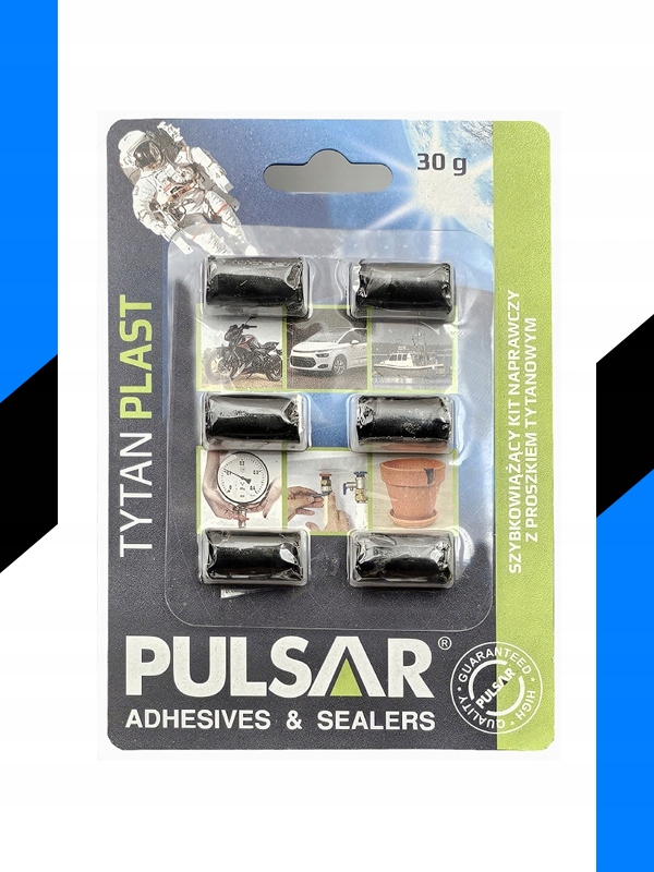 KLEJ EPOKSYDOWY DO METALU PULSAR TYTANPLAST KIT NAPRAWCZY 30 g (6 x 5g)