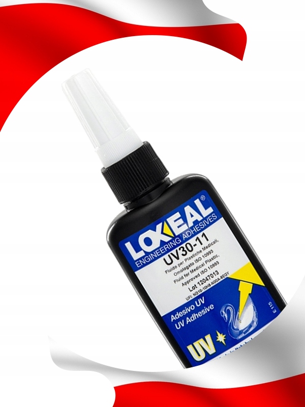 KLEJ UV DO TWORZYW PLEXI PVC LOXEAL 30-11 50 ml