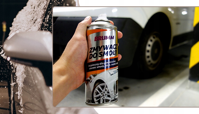 ZMYWACZ DO SMOŁY KLEJU WOSKU OLEJU BRUMM SPRAY 400 ml