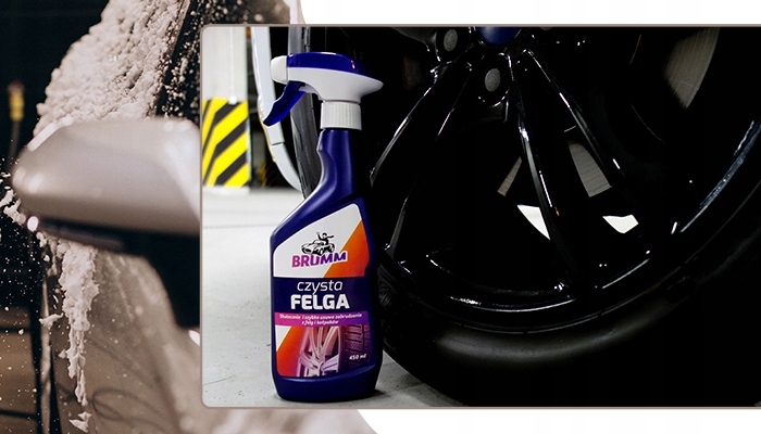 ŚRDEK DO CZYSZCZENIA FELG BRUMM USUWA PYŁ Z KLOCKÓW HAMULCOWYCH 450 ml