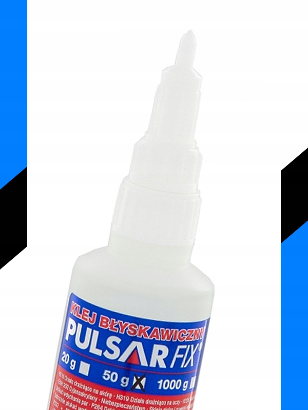 KLEJ CYJANOAKRYLOWY CA SEKUNDOWYŚREDNIA LEPKOŚĆ PULSAR FIX-07 50 g