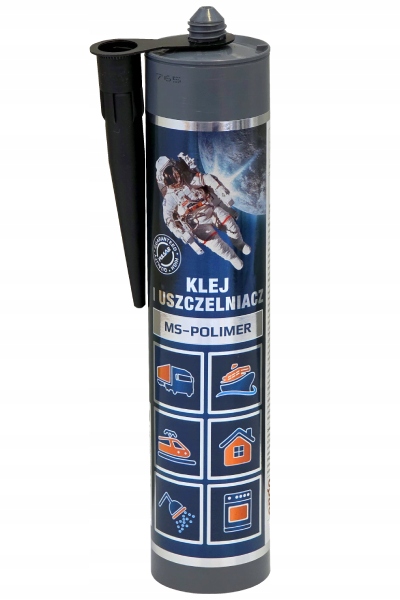 KLEJ MONTAŻOWY POLIMER PULSAR MS-60 USZCZELNIACZ CZARNY 290 ml
