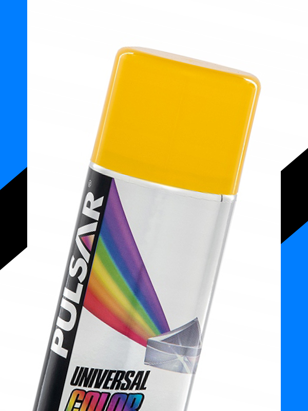 LAKIER ŻÓŁTY POŁYSK PULSAR SPRAY RAL 1003 400 ml
