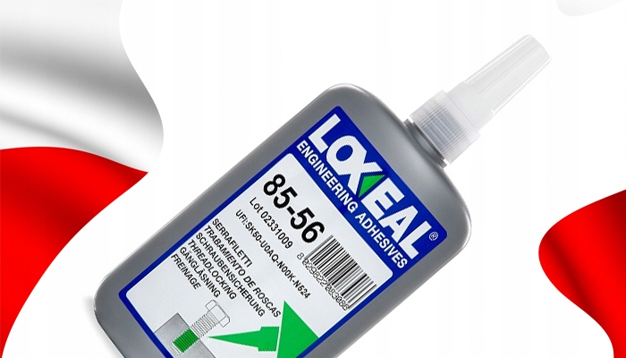 KLEJ DO GWINTÓW ŚRUB LOXEAL 85-56 MOCNY M56 2'' 250 ml