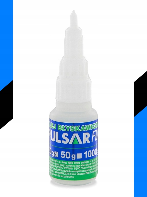 KLEJ CYJANOAKRYLOWY BARDZO GĘSTY SEKUNDOWY BŁYSKAWICZNY PULSAR FIX-16 20 g