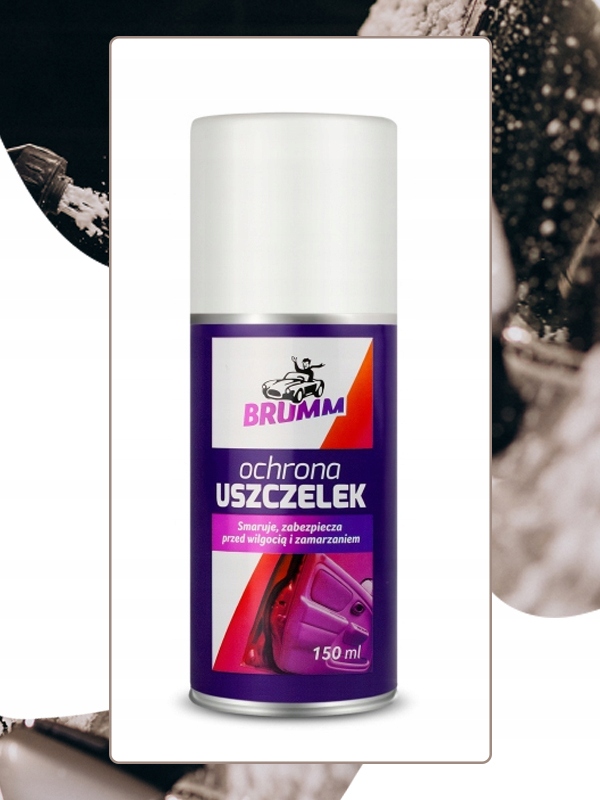 SILIKON DO USZCZELEK SAMOCHODOWYCH BRUMM KONSERWACJI ŚRODEK SPRAY 150 ml