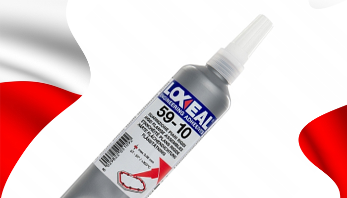 USZCZELNIACZ ZŁĄCZY KOŁNIERZOWYCH LOXEAL 59-10 WYSOKA LEPKOŚĆ +200°C 250 ml