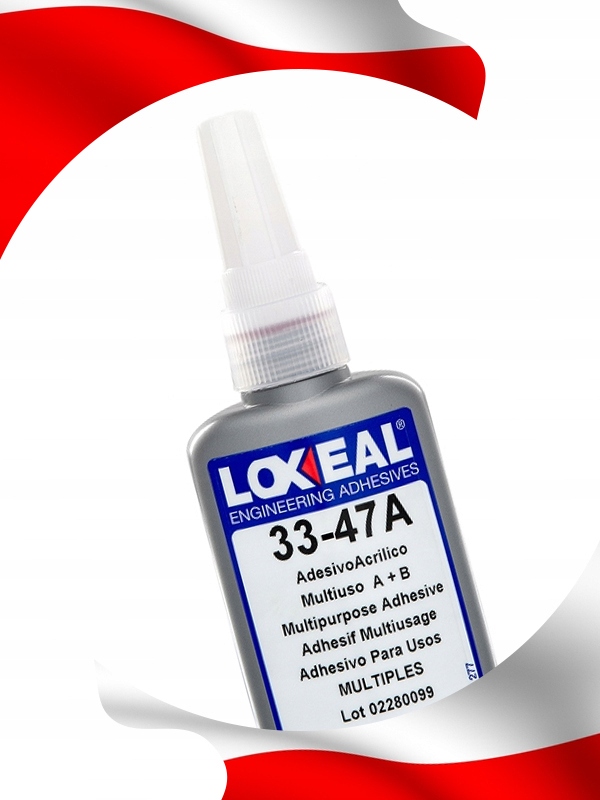 KLEJ METAKRYLOWY 33-47 LOXEAL A+B 100 ml