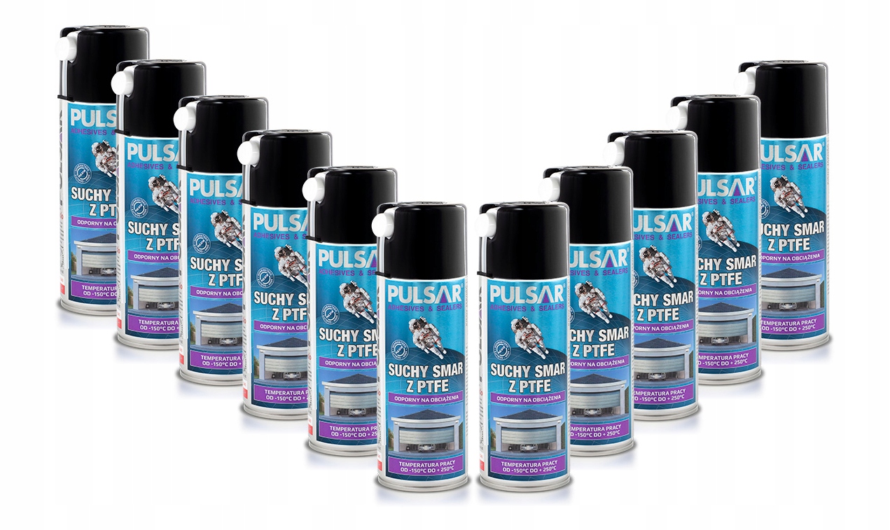 PULSAR SUCHY SMAR TEFLONOWY DO BRAM PTFE 400ml x11
