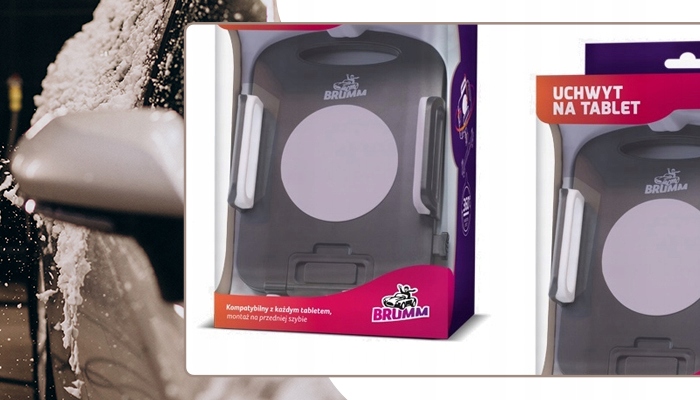 UCHWYT NA TABLET DO SAMOCHODU NA SZYBĘ BRUMM 7''-10''