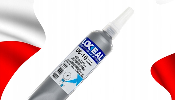 KLEJ DO GWINTÓW USZCZELNIACZ LOXEAL 58-10 ODPORNY NA GLIKOL 250 ml