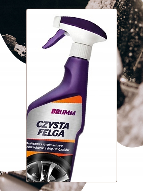 ŚRDEK DO CZYSZCZENIA FELG BRUMM USUWA BRUD Z KLOCKÓW HAMULCOWYCH 450 ml