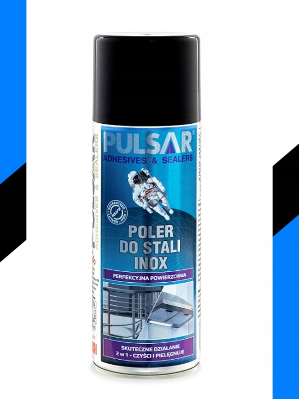 ŚRODEK DO CZYSZCZENIA STALI NIERDZEWNEJ PULSAR INOX NABŁYSZCZA 400 ml
