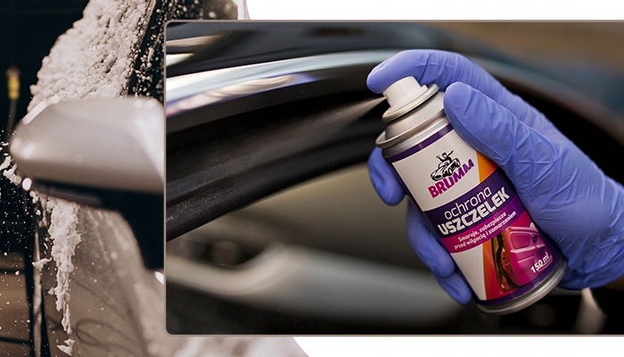 SILIKON DO USZCZELEK SAMOCHODOWYCH BRUMM KONSERWACJI ŚRODEK SPRAY 150 ml