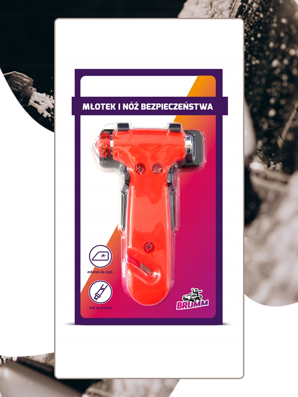 MŁOTEK BEZPIECZEŃSTWA BRUMM NÓŻ ŻYCIA