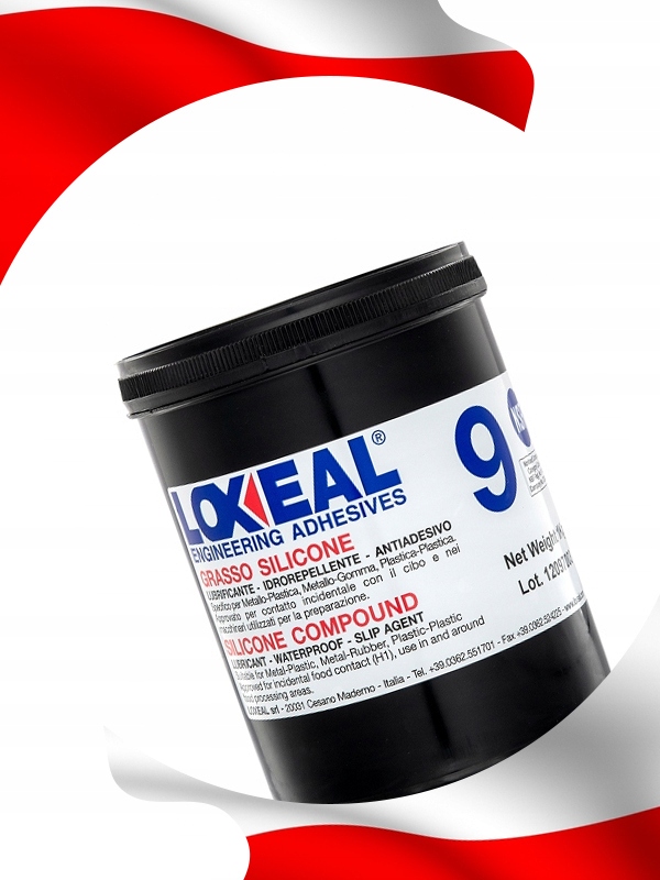 SMAR NSF H1 SILIKONOWY ATEST LOXEAL 9 1kg