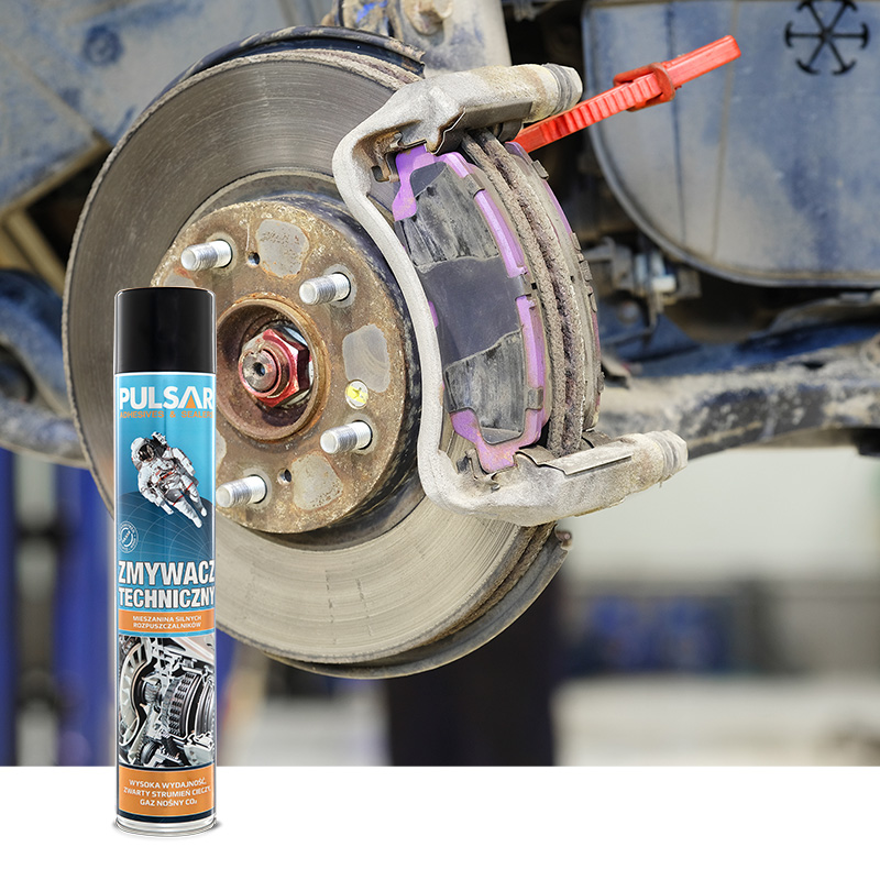 ZMYWACZ TECHNICZNY PULSAR USUWA KLEJE SMARY WOSKI OLEJE SPRAY 750 ml x9