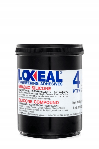 SMAR SILIKONOWY Z DODATKIEM TEFLONU LOXEAL 4 1 kg