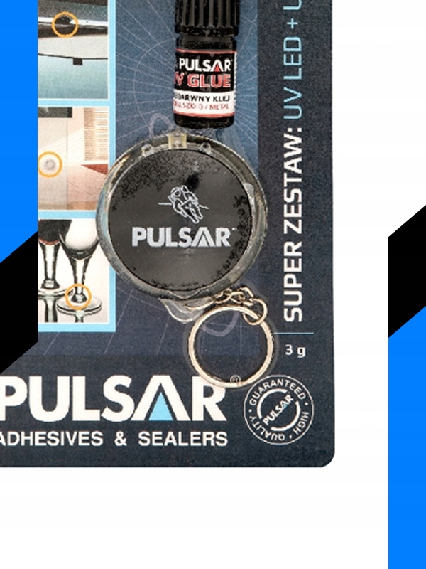 KLEJ UV DO SZKŁA I METALU BEZBARWNY LAMPKA PULSAR 3 g