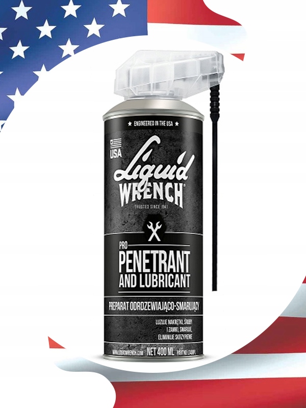 ODRDZEWIACZ WIELOFUNKCYJNY LIQUID WRENCH PRO PENETRANT W SPRAYU 400 ml
