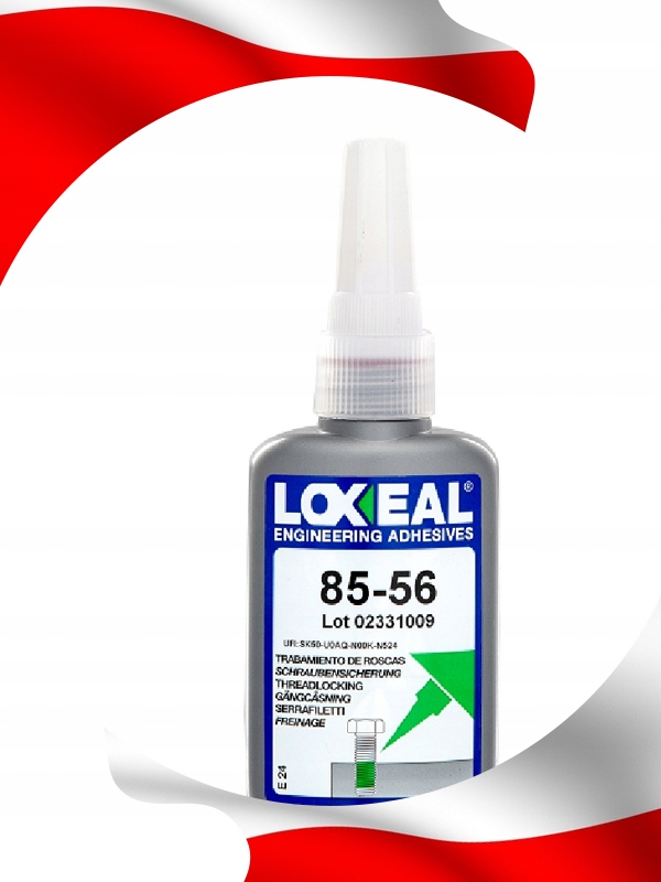 KLEJ DO GWINTÓW ŚRUB MOCNY LOXEAL 85-56 M56 2'' 50 ml